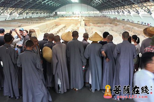 文化-河北佛学院师生参访西安 强化爱国主义教育
