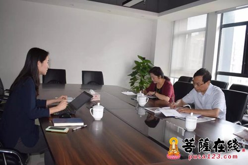 慈善-江西青原弘济慈善基金会组织考察无锡灵山慈善基金会