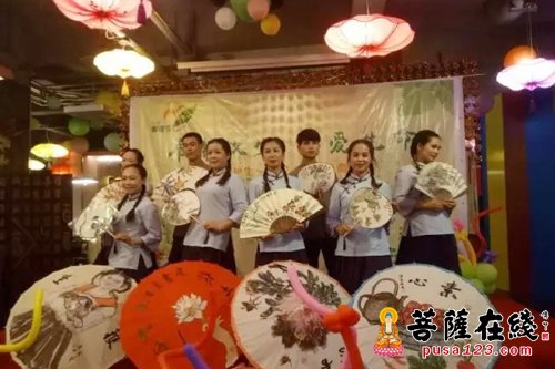 南宁-妙安大和尚参观夏季护生书画展南宁首展