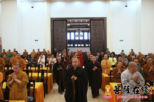 佛学-中国佛学院讲师宏海法师应邀于宝陀讲寺作《楞严经略论》佛学专题讲座