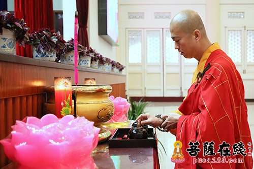佛学-中国佛学院讲师宏海法师应邀于宝陀讲寺作《楞严经略论》佛学专题讲座