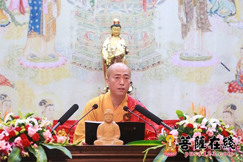 佛学-中国佛学院讲师宏海法师应邀于宝陀讲寺作《楞严经略论》佛学专题讲座