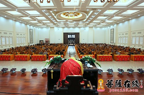 佛学-中国佛学院讲师宏海法师应邀于宝陀讲寺作《楞严经略论》佛学专题讲座