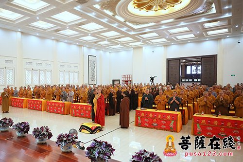 佛学-中国佛学院讲师宏海法师应邀于宝陀讲寺作《楞严经略论》佛学专题讲座
