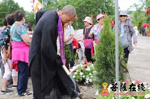 五台山-种植智慧树 培育功德林 加国五台山启动六祖惠能大师智慧林工程