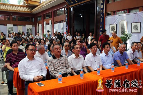 文化-翰墨明珠 相映成辉 七宝教寺书画展开幕