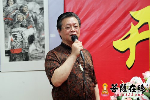 文化-翰墨明珠 相映成辉 七宝教寺书画展开幕