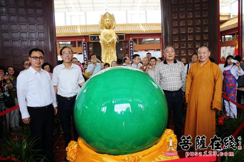 文化-翰墨明珠 相映成辉 七宝教寺书画展开幕