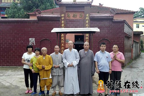 莲舫-弘济慈善基金会妙安大和尚一行参访安福莲舫庵