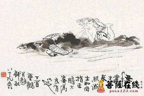 艺术-听蕉长春 “90后”艺术大家情系龙华古寺