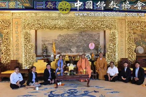 灵光寺-柬埔寨王家研究院院长克罗·提达参访北京灵光寺