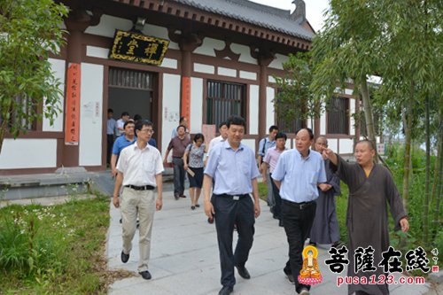 禅宗-安徽省政协邵国荷率团视察禅宗二祖寺 赞其道风纯正 禅宗-安徽省政协邵国荷率团视察禅宗二祖寺 赞其道风纯正