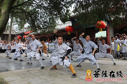 少林寺-嵩山少林寺举行“文化部少林功夫非洲学员班”开班仪式