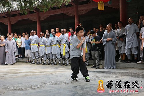 少林寺-嵩山少林寺举行“文化部少林功夫非洲学员班”开班仪式