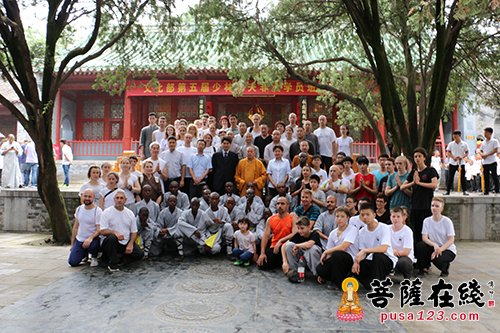 少林寺-嵩山少林寺举行“文化部少林功夫非洲学员班”开班仪式
