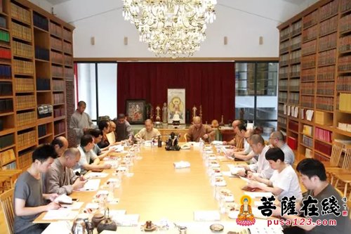佛教-中国佛教协会教务部主任长顺法师一行莅临慈光精舍考察