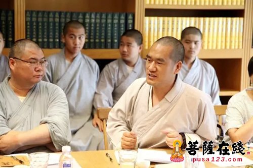 佛教-中国佛教协会教务部主任长顺法师一行莅临慈光精舍考察