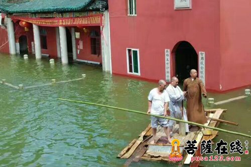 法华寺-湖南佛慈2017慈善行 资助法华寺10万元灾后重建善款