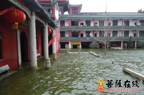 法华寺-湖南佛慈2017慈善行 资助法华寺10万元灾后重建善款