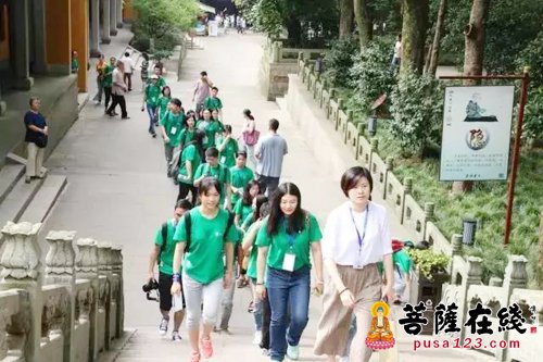 文化-与“禅”邂逅 西湖文化特使学员走进灵隐寺