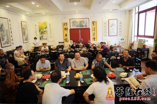 文化-墨香禅韵 十月书会名家作品在七宝教寺展览