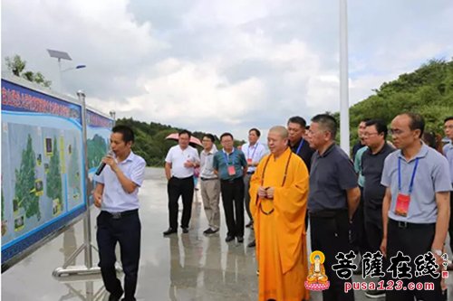 黔南-贵州黔南州委书记一行视察阳宝山 纯一大和尚热情接待