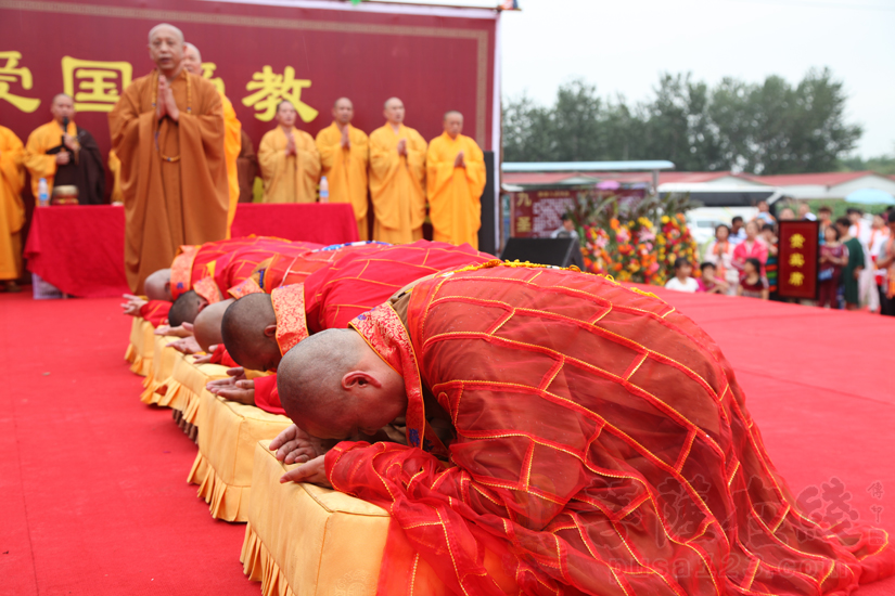 【高清图集】香河九圣寺二期工程洒净仪式 翻开寺院历史崭新一页