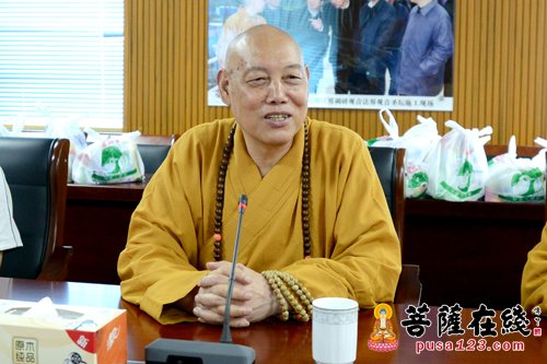 观音-道慈大和尚一行赴观音法界慰问一线建设者