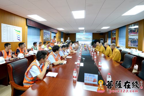 观音-道慈大和尚一行赴观音法界慰问一线建设者