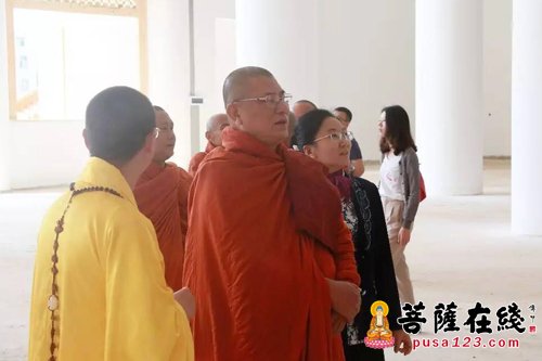 佛教-缅甸国巴丹达毕温达长老一行赴昆明宝华寺参访交流