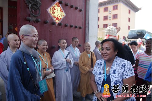 佛教-善行天下 妙法人间 “联合国代表团2017中国行”一行参访“南国第一寺”妙乐寺