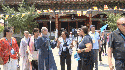 佛教-善行天下 妙法人间 “联合国代表团2017中国行”一行参访“南国第一寺”妙乐寺