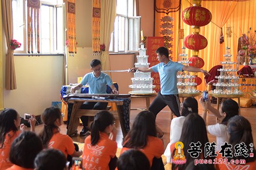 合卢寺第三届大学生公益佛学文化周：品赏佛门雅集 体验出坡艰辛