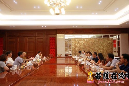时政-安徽省宗教局考察团一行赴无锡祥符禅寺考察调研