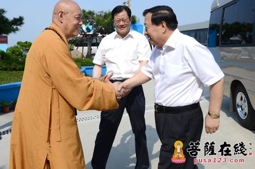 观音-全国人大委员夏宝龙赴观音法界工程现场调研