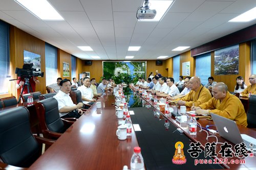 观音-全国人大委员夏宝龙赴观音法界工程现场调研