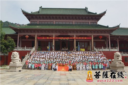 菩提心-抚州大金山禅寺第十二届禅修营开营