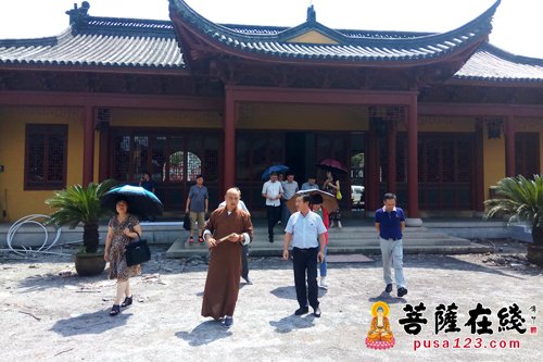 佛教-台州市椒江区反恐工作考察组一行赴安康寺参访