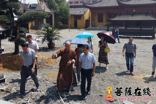 佛教-台州市椒江区反恐工作考察组一行赴安康寺参访