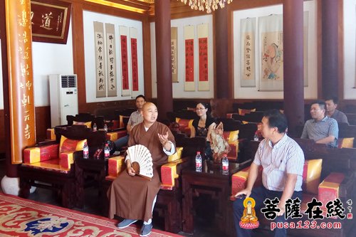 佛教-台州市椒江区反恐工作考察组一行赴安康寺参访