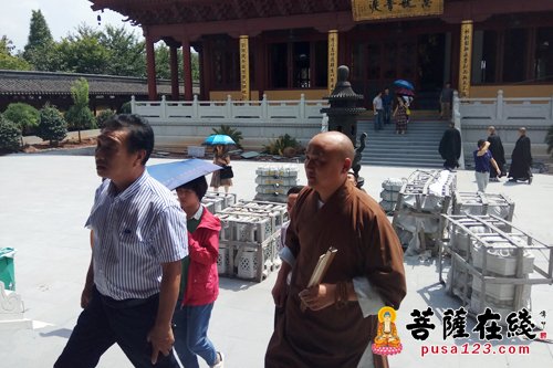 佛教-台州市椒江区反恐工作考察组一行赴安康寺参访