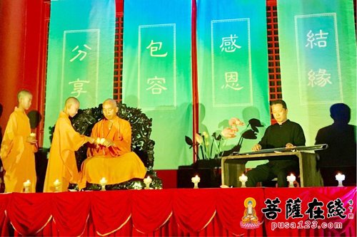 佛教-“倾听·秋籁”禅修梵音法会在当阳度门禅寺举行