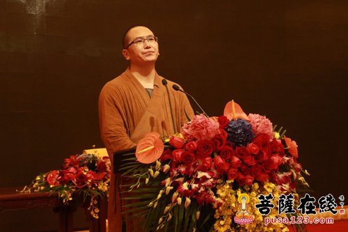 上海佛教講經交流會龍華寺覺林法師講行持戒律的現實意義