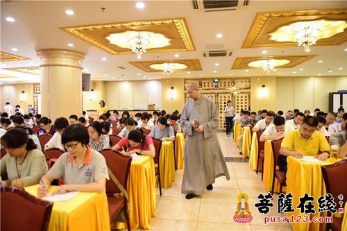 佛教-广东佛学院举行第四届居士培训班入学考试