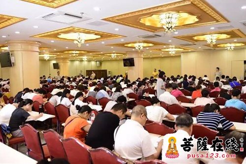 佛教-广东佛学院举行第四届居士培训班入学考试