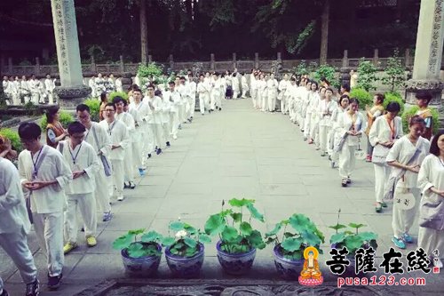 文殊院-如是觉知 成都文殊院第十四届禅修营圆满闭营