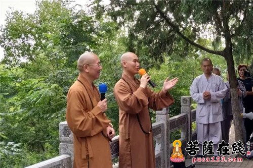 千佛山-常州宝林禅寺朝山礼佛团一行参访千佛山兴国禅寺
