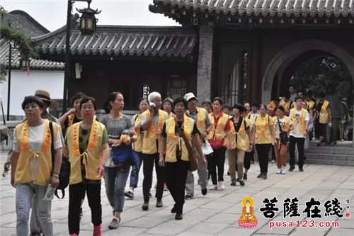 千佛山-常州宝林禅寺朝山礼佛团一行参访千佛山兴国禅寺