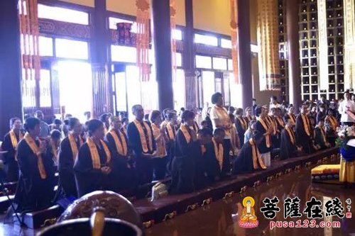 佛教-合卢寺第五届地藏菩萨孝亲功德月普利法会开幕