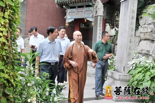 千佛山-陕西省联合调研组一行赴千佛山兴国禅寺调研